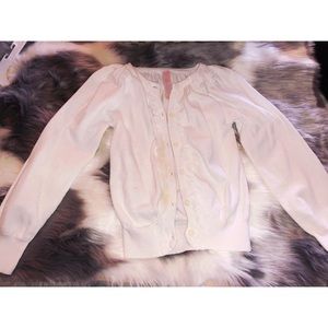 Girls white cardigan